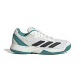 adidas Courtflash k - Kids' White/Pure Teal/Black View 1