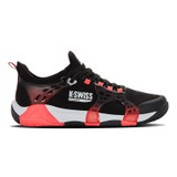 K-Swiss K-Frame Padel - Men's Black/Neon Lava View 1