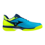 Mizuno Wave Strike AC - Men's Jet Blue/Lightning Yellow View 1