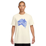 Nike Court Dri-FIT OZ Open Tee - Men's Sail/Sapphire View 1