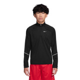Nike Dri-FIT Miler 1/2 Zip Kids' Top Black View 1