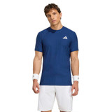 adidas Tennis FreeLift Tee - Men's Dark Blue View 1