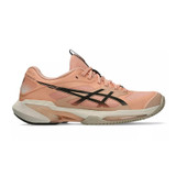 ASICS Solution Speed FF 4 Clay - Women's Cantaloupe/Black Coffee View 1