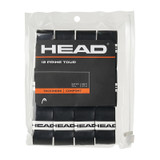HEAD Prime Tour Perforated Overgrip (12x) Black View 1