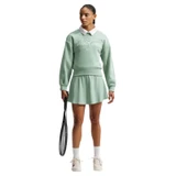 Nike Court French Terry Crew Neck Sweatshirt - Women's Steam/Barely Green View 1