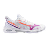 Mizuno Wave Exceed Tour 7 AC - Women's White/Dahlia View 1