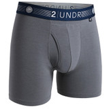 2UNDR Flow Shift Brief (Grey) Grey View 1