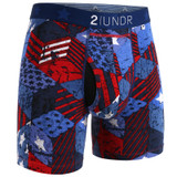 2UNDR Swing Shift Boxer Brief (Freedom) Blue View 1
