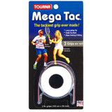 Tourna Mega Tac Overgrip (3x) White View 1