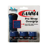 Gamma Pro Wrap Overgrip (3x) Blue View 1