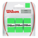 Wilson Pro Perforated Overgrip (3x) Green View 1