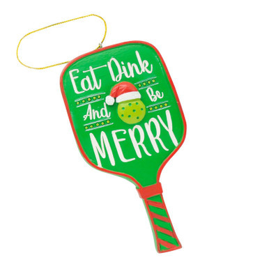 Born to Rally Pickleball Snowflake Ornament - Thumbnail 5