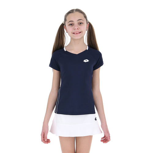 Lotto Girls Squadra II Tee Navy View 1