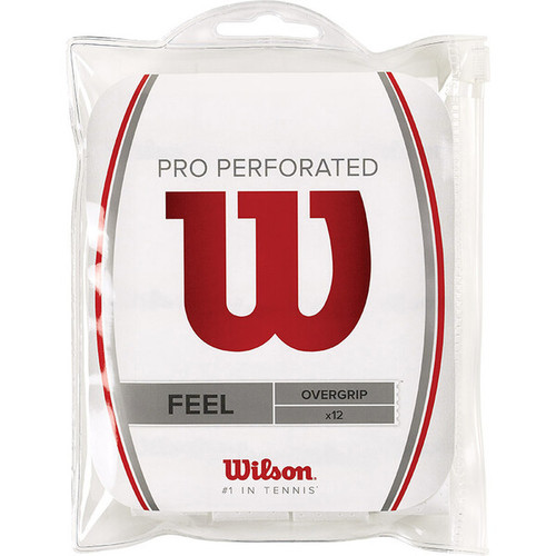 Wilson Pro Perforated Overgrip (12x) White View 1