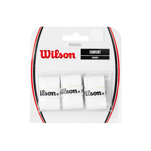 Wilson Pickleball Comfort Pro Overgrip (3x) White View 1