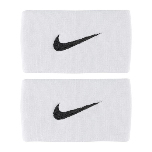 Nike Tennis Premier Double Wristbands (2x) White View 1