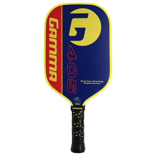 GAMMA 405 Pickleball Paddle Dark Blue/Yellow/Red View 1