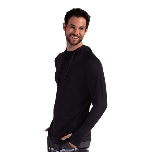 BloqUV Unisex Hoodie (U) Black View 1