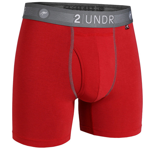 2UNDR Flow Shift Boxer Brief (Red) Red View 1