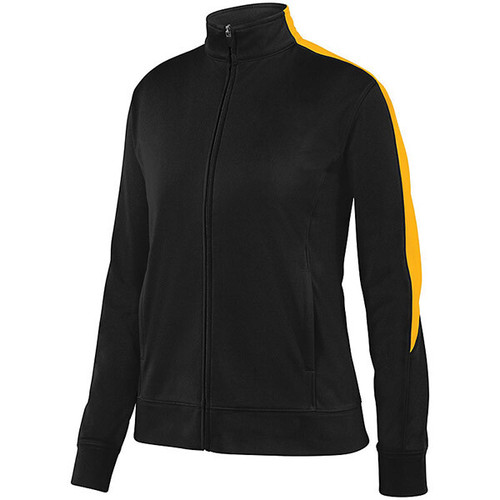 Augusta Medalist Jacket - Women's Black/Gold View 1