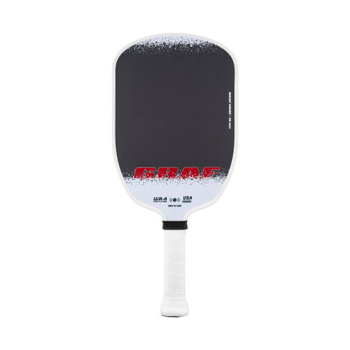 JOOLA Graf Edge 16mm Pickleball Paddle White/Black/Red View 1