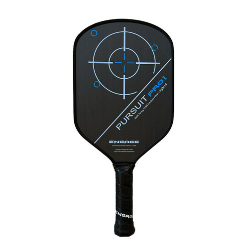 Engage Pursuit Pro1 Hybrid Pickleball Paddle Carbon Sky View 1