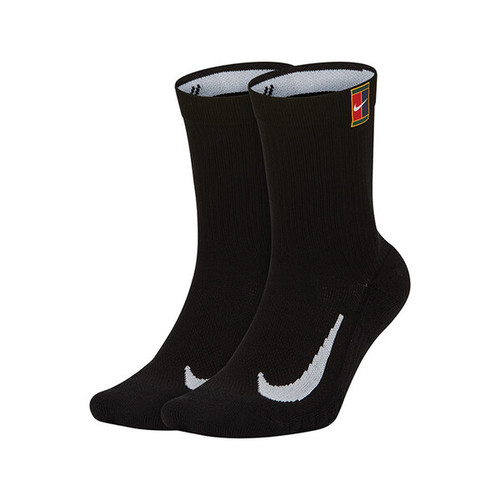 Nike Multiplier Crew Sock (2x) Black View 1