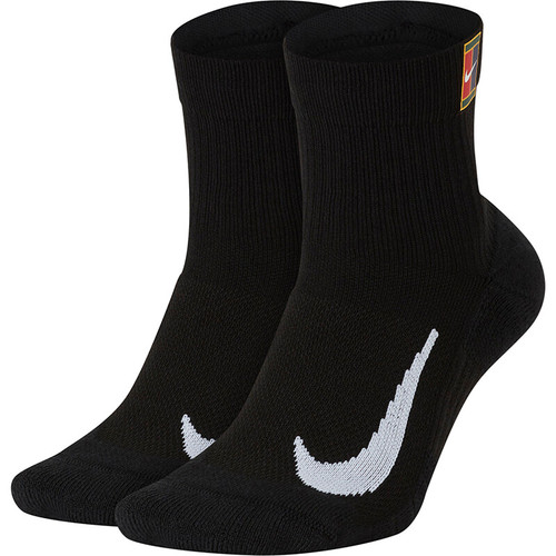 Nike Multiplier Max Ankle Socks (2x) Black View 1