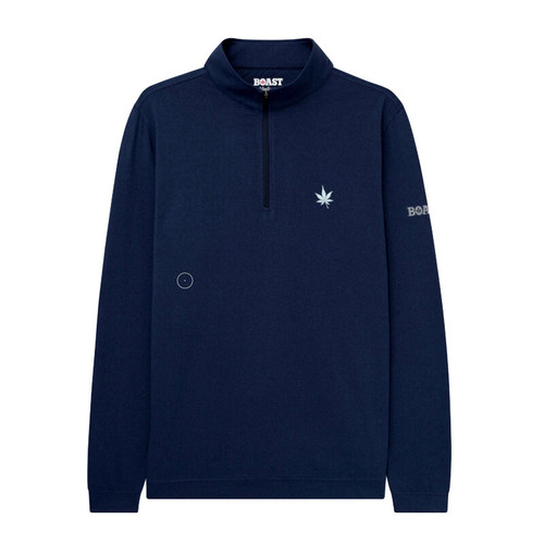 Boast Greenwich Quarter Zip - Men's Navy Heather View 1