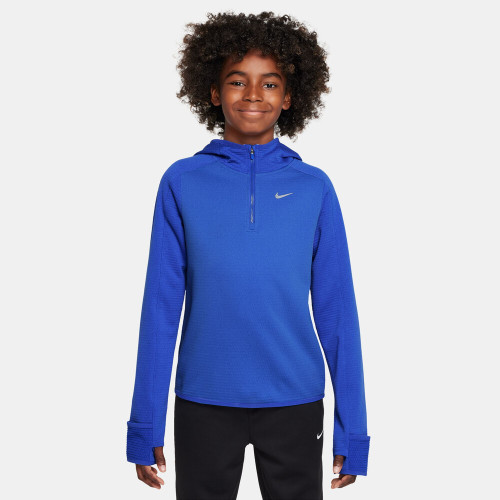 Nike Therma-FIT Boys' 1/2 Zip Training Top Comet Blue/Game Royal View 1
