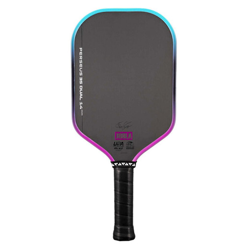 JOOLA Ben Johns Perseus Pro 3S Dual 14mm Pickleball Paddle Black/Pink/Aqua View 1