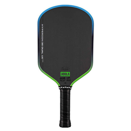 JOOLA Ben Johns Hyperion Pro 3S Dual 16mm Pickleball Paddle Black/Green View 1