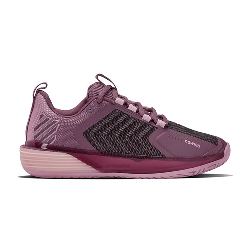 K-Swiss Ultrashot 3 - Women's Grape Nectar/Cameo Pink View 1