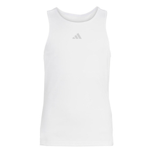 adidas Girls' Club Tank White View 1