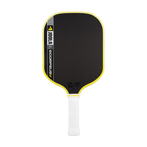 Joola Anna Bright Scorpeus Pro V 16mm Pickleball Paddle Black/Yellow/White View 1