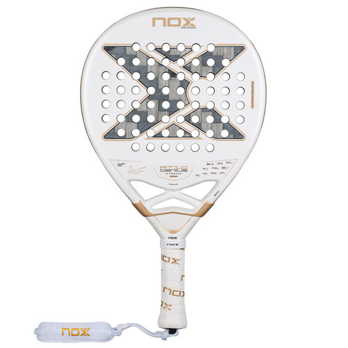 NOX Padel AT10 Genius 12K Alum Xtrem Agustin Tapia 2026 White/Black View 1