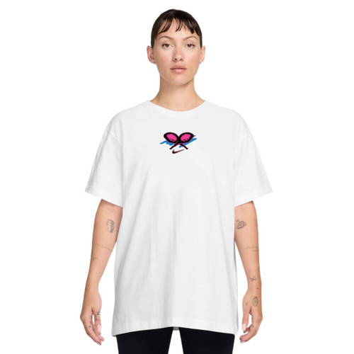 Nike Dri-FIT Slam Short Sleeve Tee OZ (W) White View 1