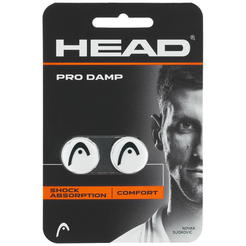 HEAD Pro Damp Tennis Dampener (2x) White/Black View 1