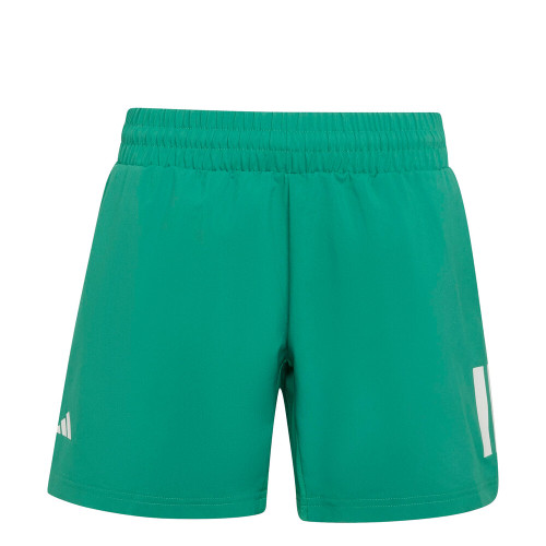adidas Boys' Club 3 Stripes Short Semi Court Green View 1