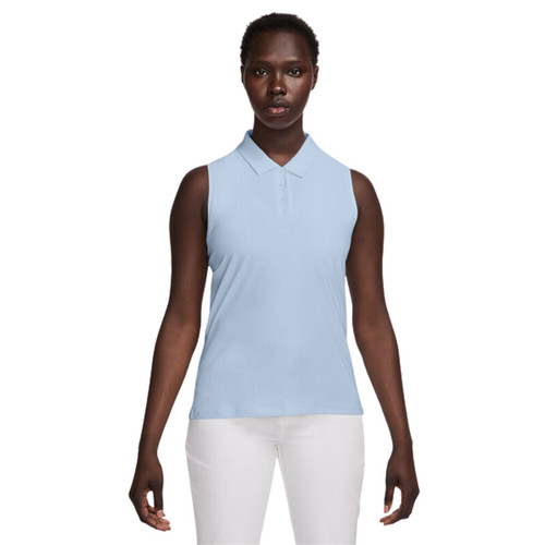 Nike Dri-FIT Victory Sleeveless Polo - Women's Hydrogen Blue View 1