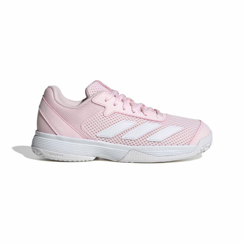 adidas Courtflash Kids' Distilled Pink/White View 1