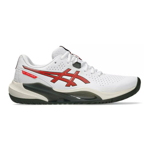 ASICS GEL Challenger 15 - Men's White/Cherry Tomato View 1