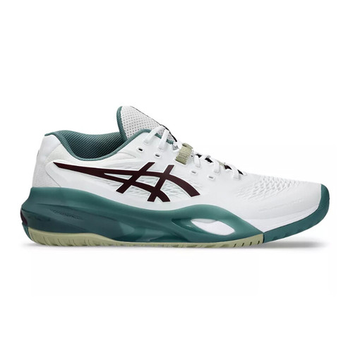 ASICS GEL Resolution X Wide - Men's White/Dark Aubergine View 1