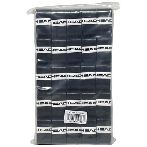 HEAD Prime Tour Perforated Overgrip (50x Poly-Bag) Black View 1