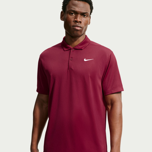 Nike Court Dri-FIT Solid Polo - Men's Team Red View 1