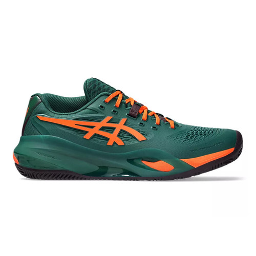 ASICS GEL Resolution X Padel - Men's Jewel Green/Orange View 1