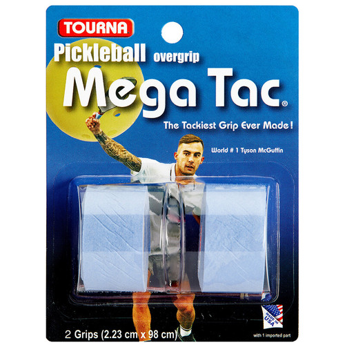 Tourna Mega Tac Pickleball Overgrip (2x) Blue View 1