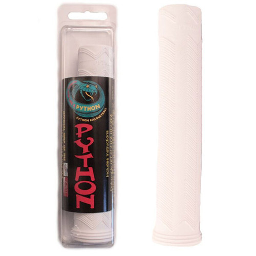 Python Rubber Racquetball Replacement Grip White View 1