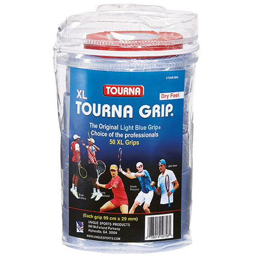 Tourna Grip XL Overgrip Roll (50x) Vinyl Case View 1