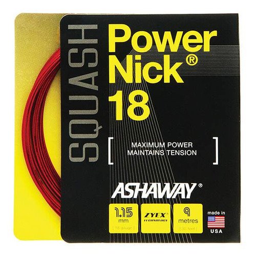 Ashaway Powernick Squash 18g Red View 1